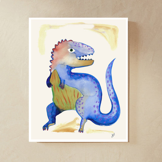 T-Rexy Dino Art Print (Tyrannosaurus)