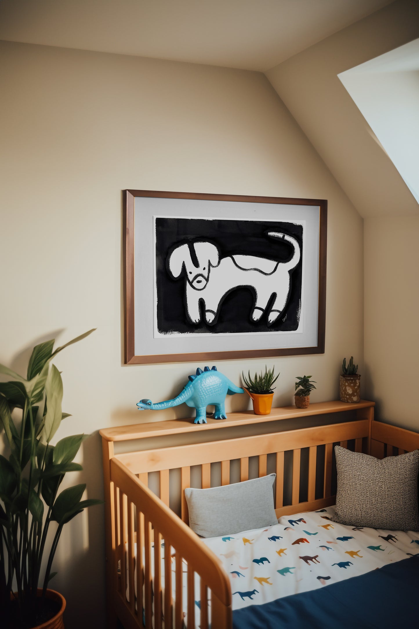 The Black and White Dog