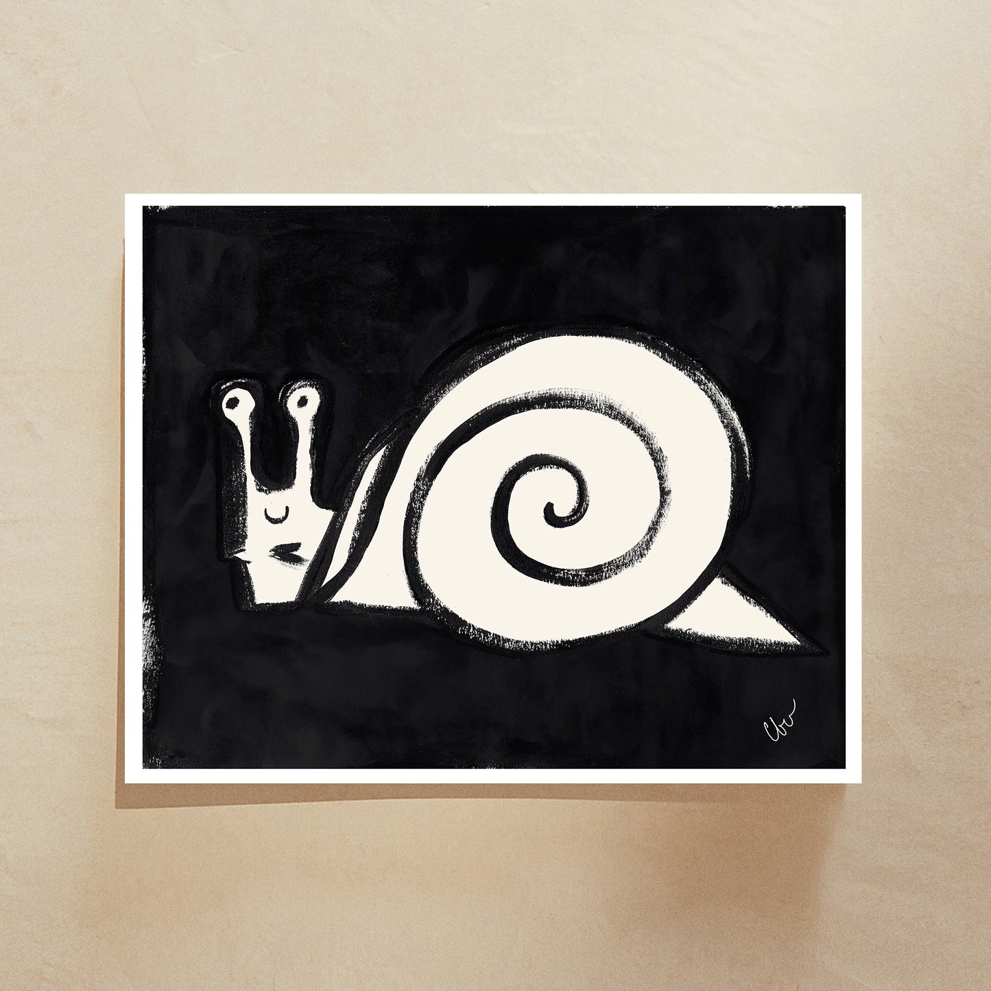 Black and White Whimsical Animals Gallery Wall