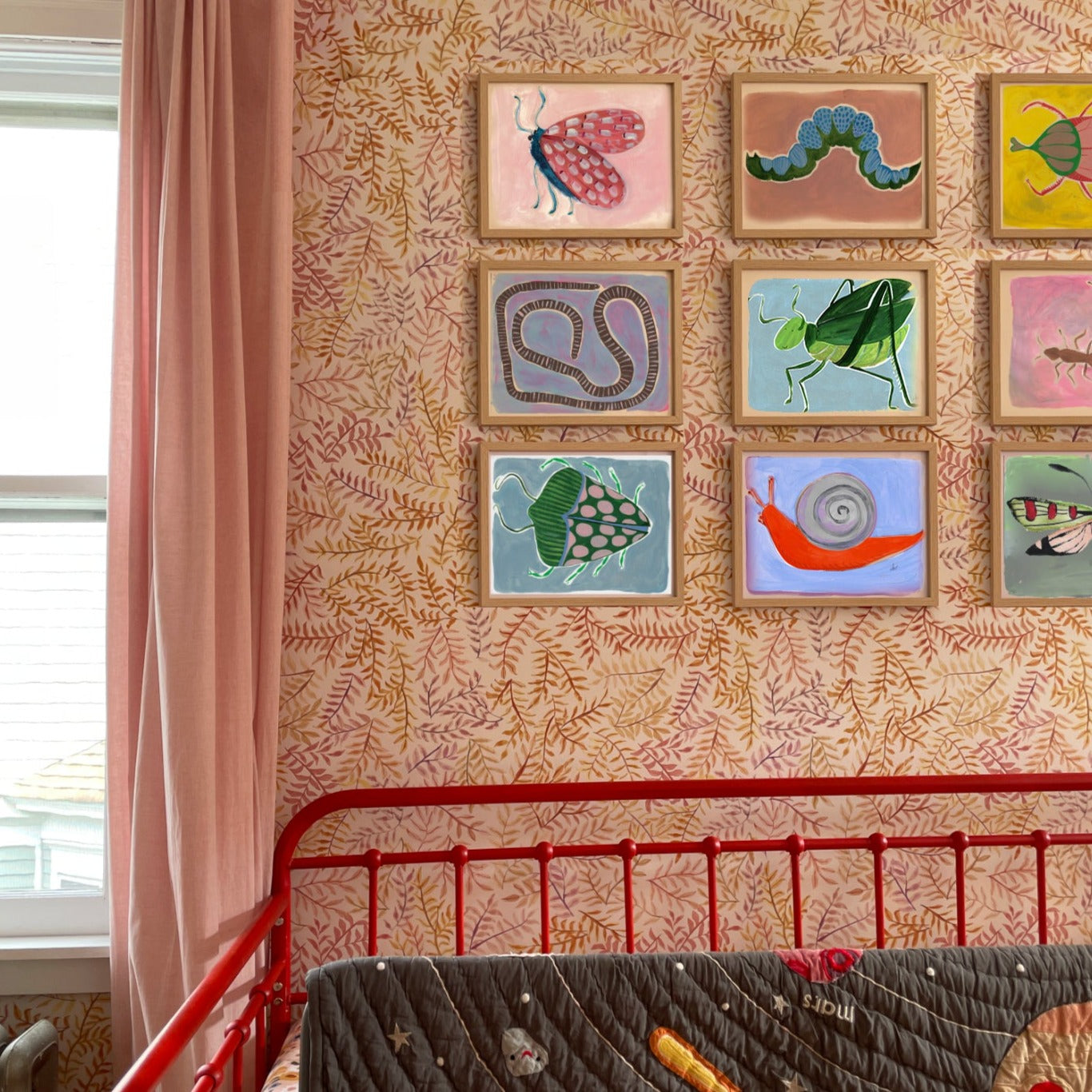 Groovy Bugs Gallery Wall Set