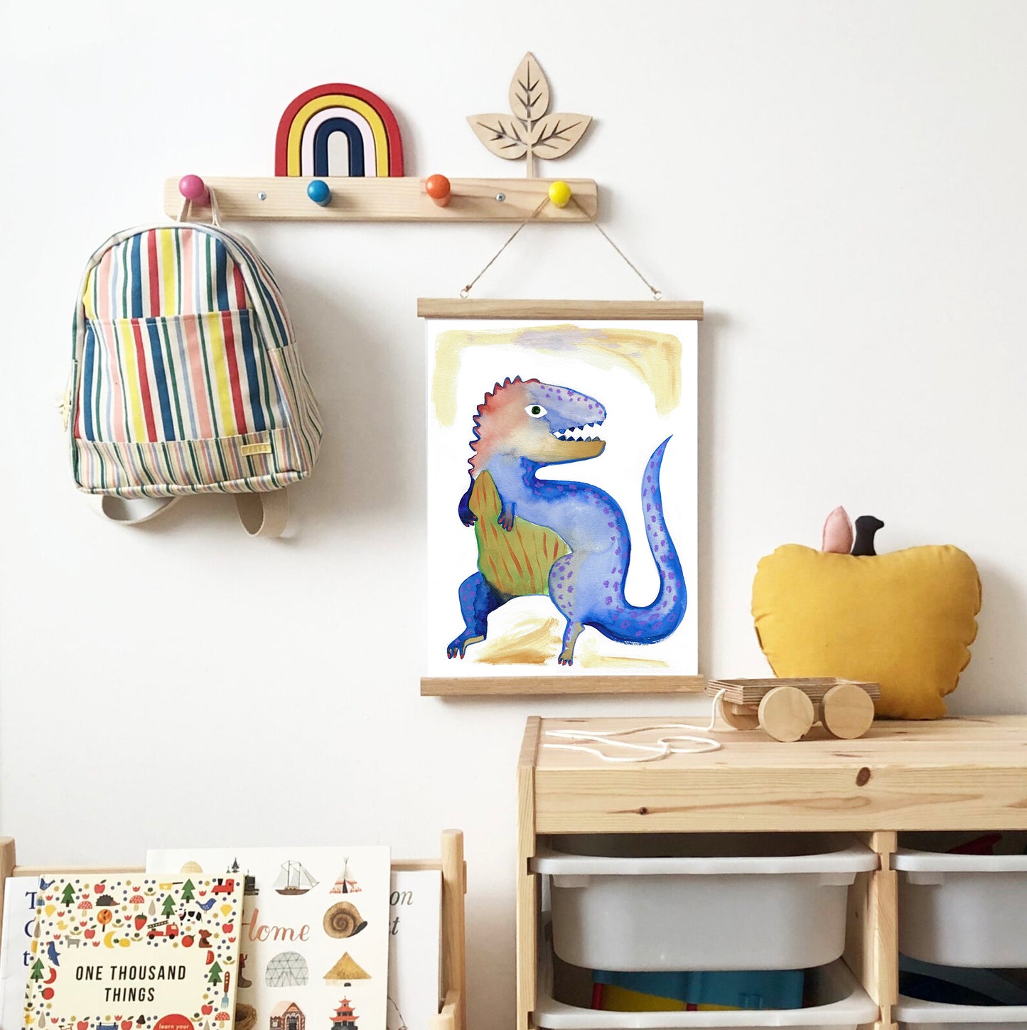 T-Rexy Dino Art Print (Tyrannosaurus)