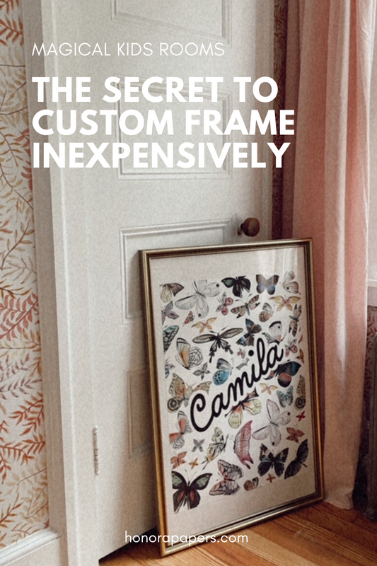 diy custom frame inexpensively cheap trick secret vintage salvage environment