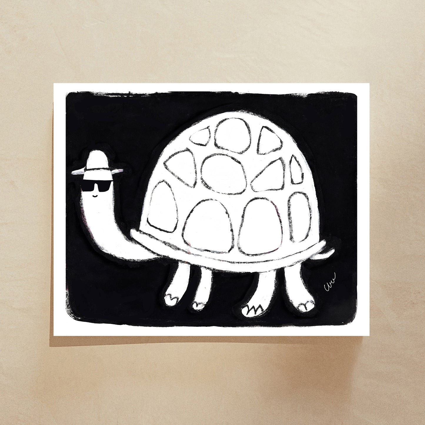 Black and White Whimsical Animals Gallery Wall