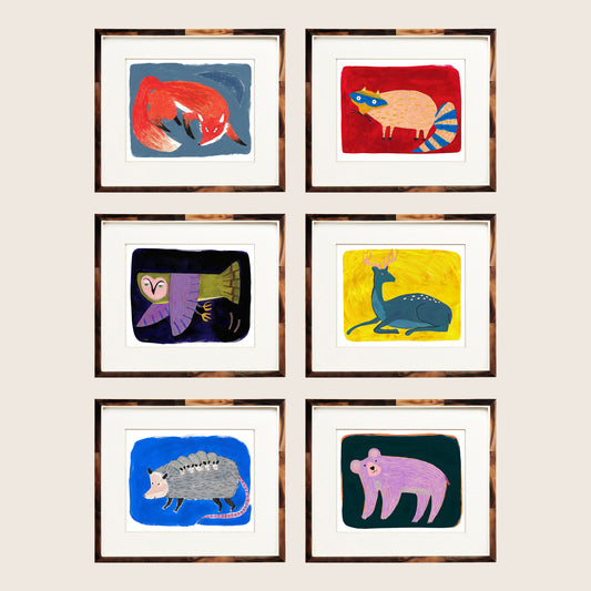 Woodland Animal Gallery Wall