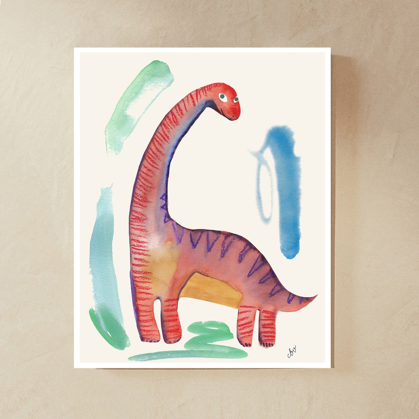 Whimsical Dinosaurs Gallery Wall Set