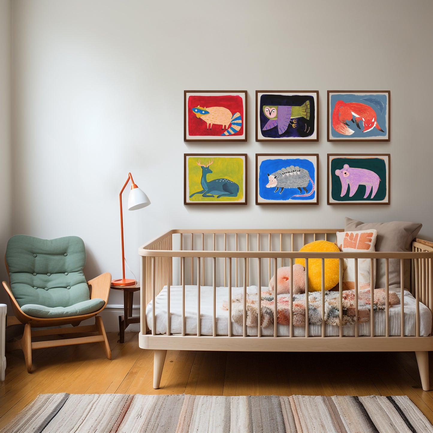 Woodland Animal Gallery Wall