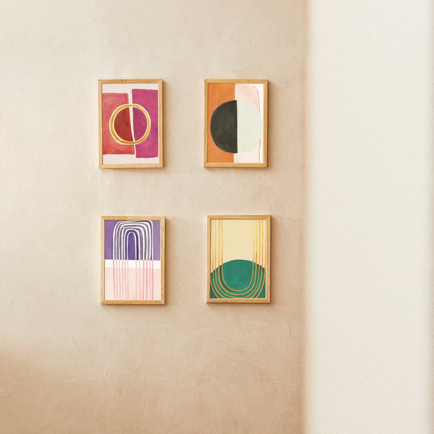 Summer Night Modern Abstract Print