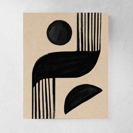 The Flow Modern Abstract Print