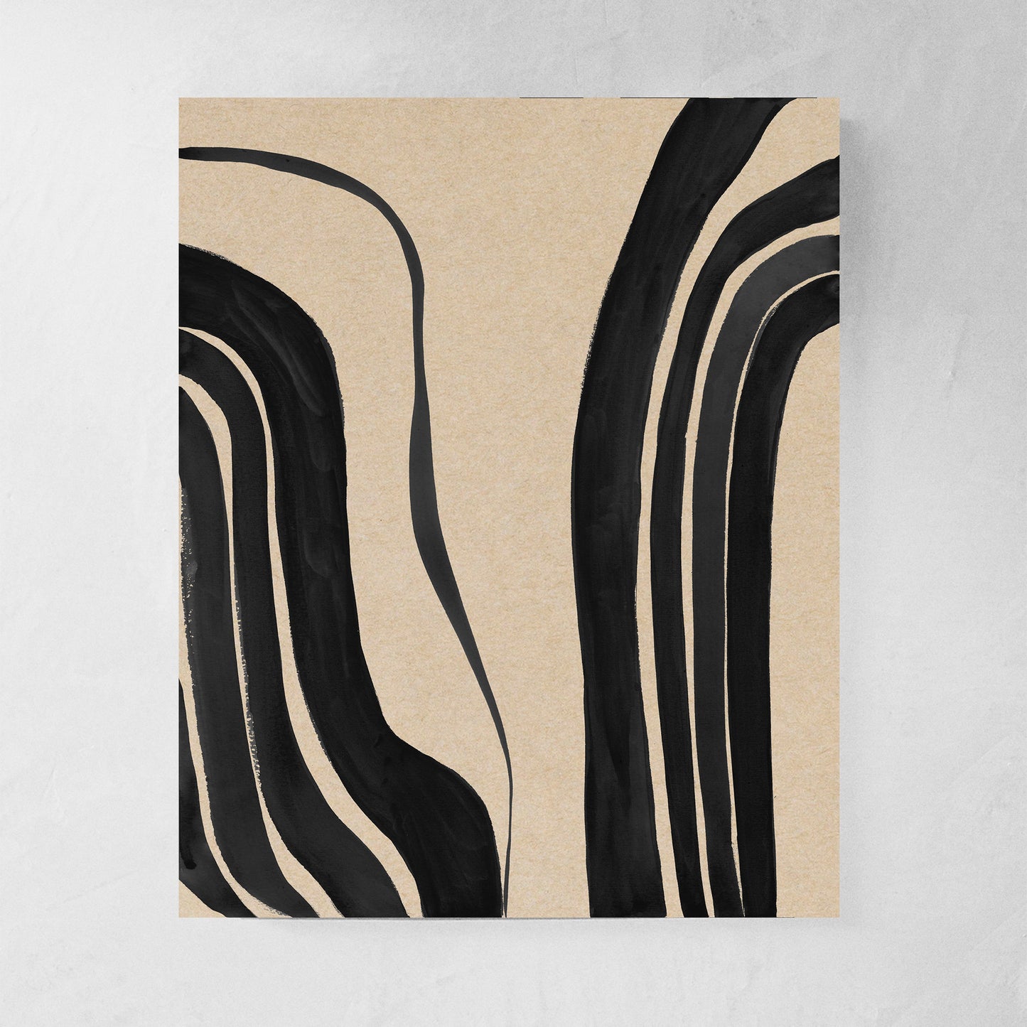 The River Modern Abstract Print