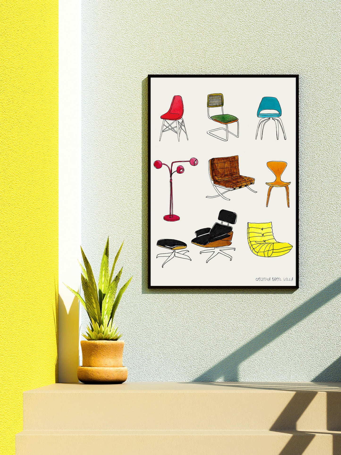 Modern Icons: MCM Furniture Poster