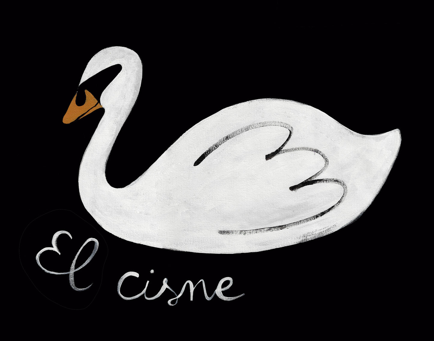 "El Cisne" Swan Wall Art Print