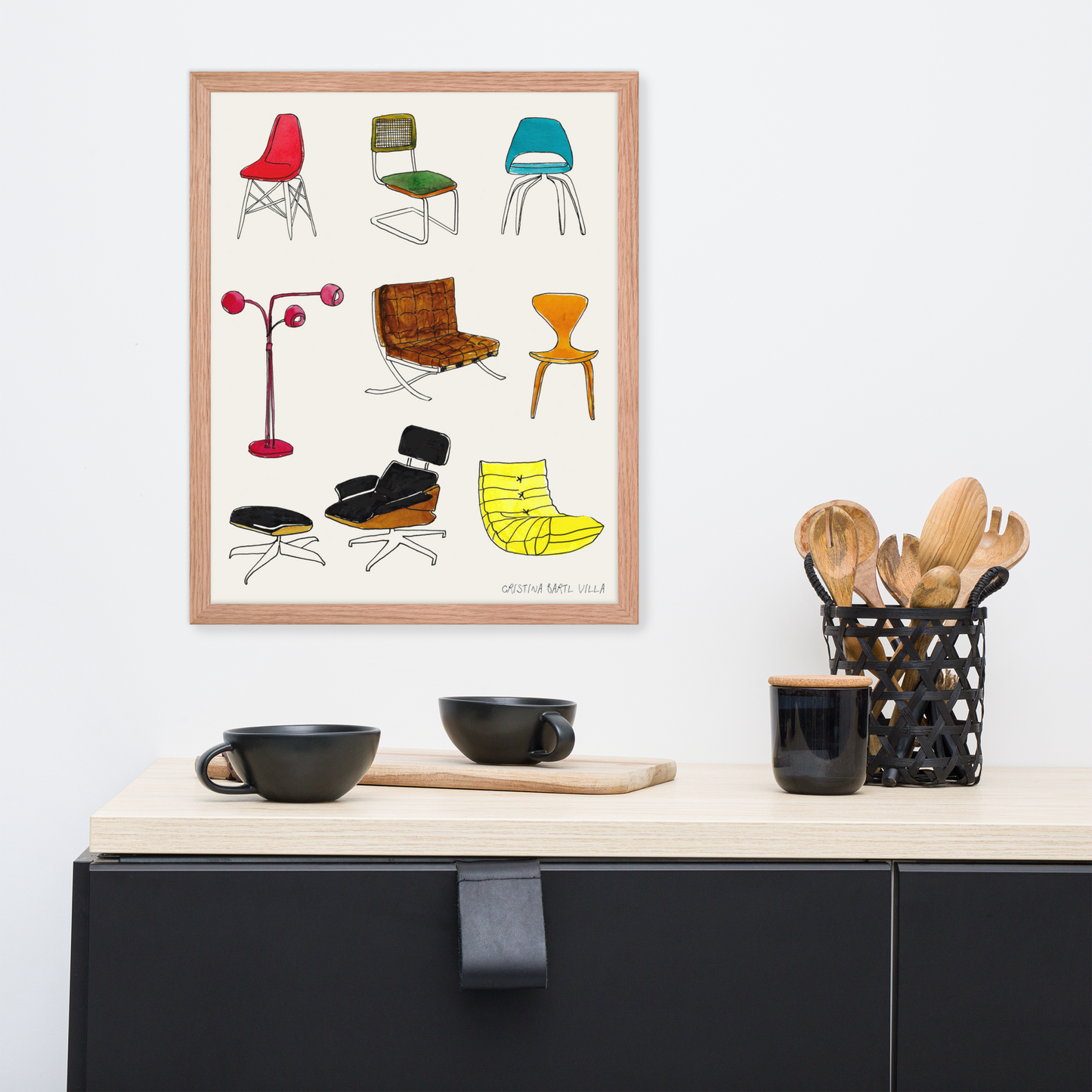 Modern Icons: MCM Furniture Poster