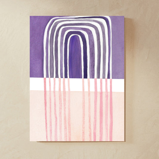 Summer Night Modern Abstract Print