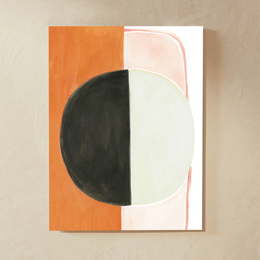 Mellow Winter Modern Abstract Print