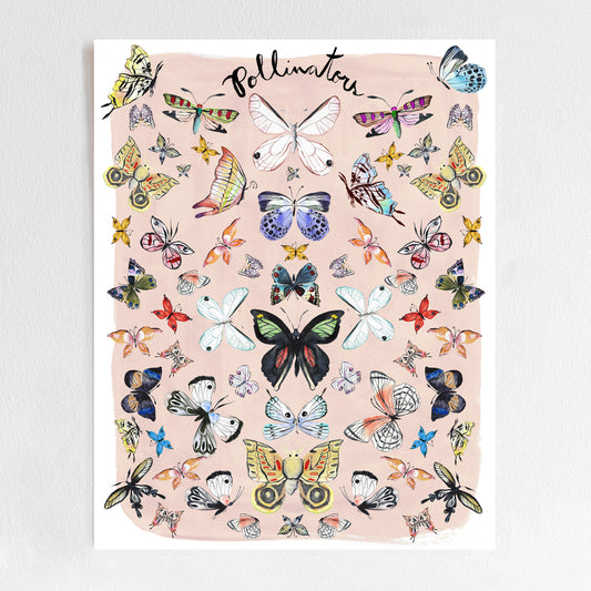 Pollinators Wall Art Poster